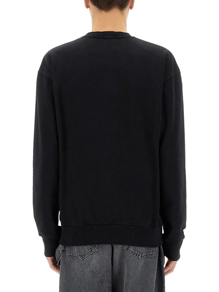 Relaxed Fit Black Sweatshirt