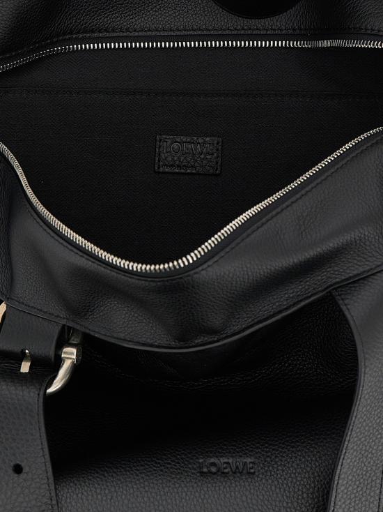 Textured Calf Leather Tote Bag