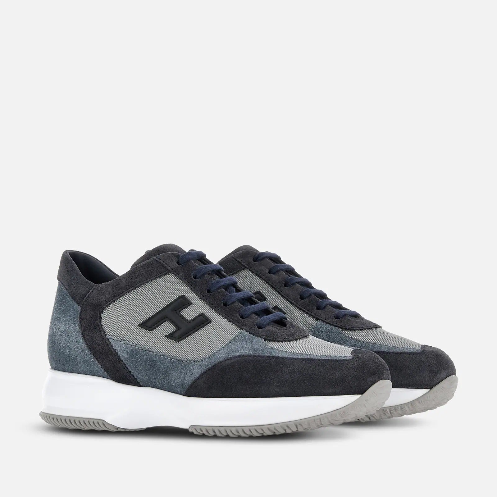 Interactive Allacciato H3D Sneakers in Blue