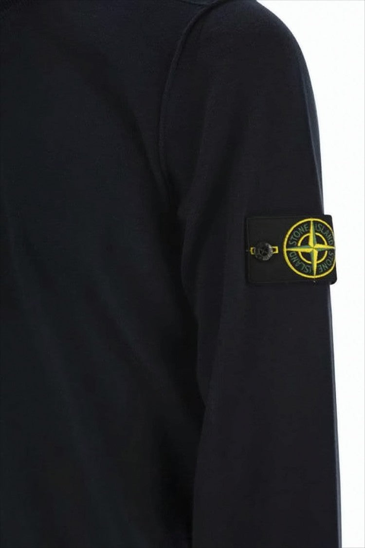 Half-Zip Pullover Sweater with High Collar