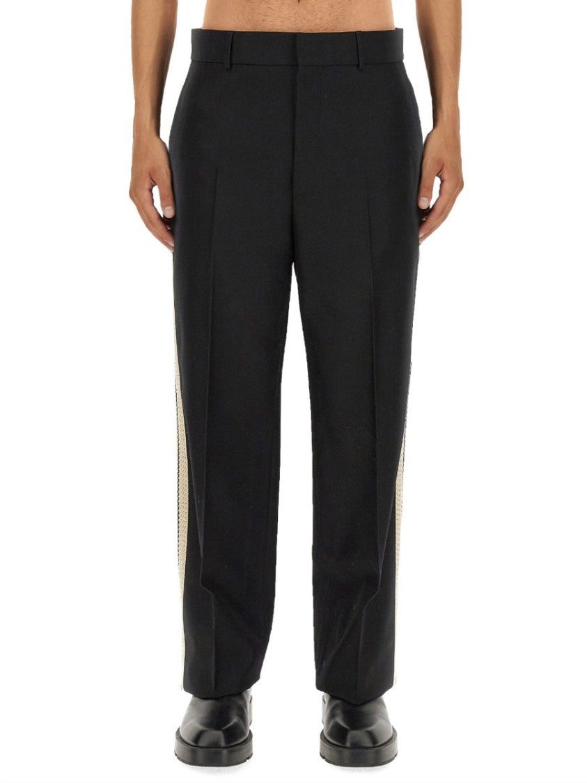 Pants With Logo Band