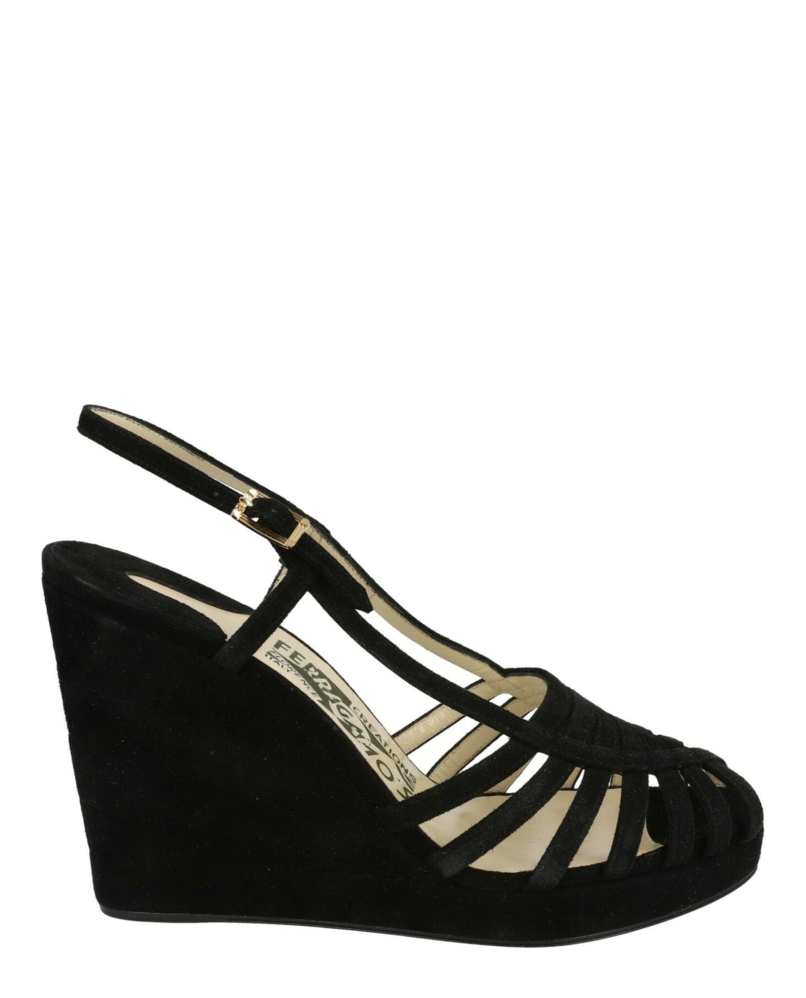 Claretta Archive Limited Edition 1940'S Suede Wedges