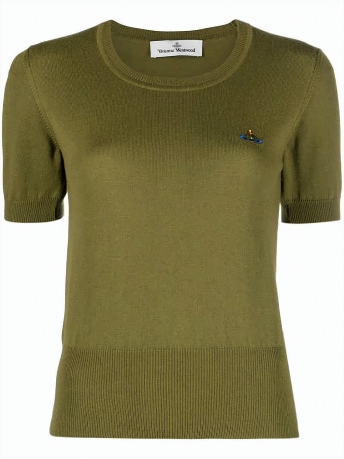 Fitted Knit Top with Ribbed Detailing