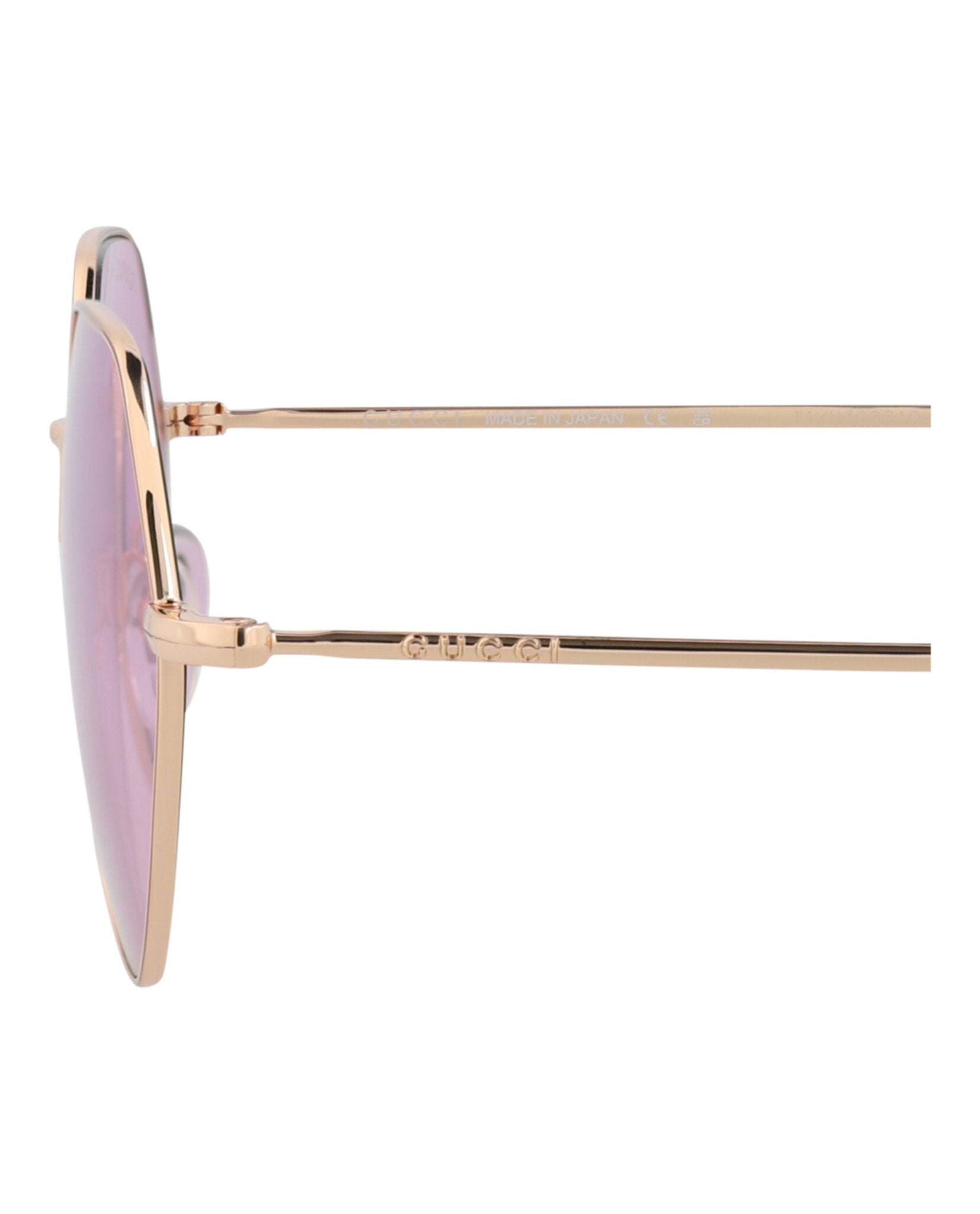 Square-Frame Metal Sunglasses