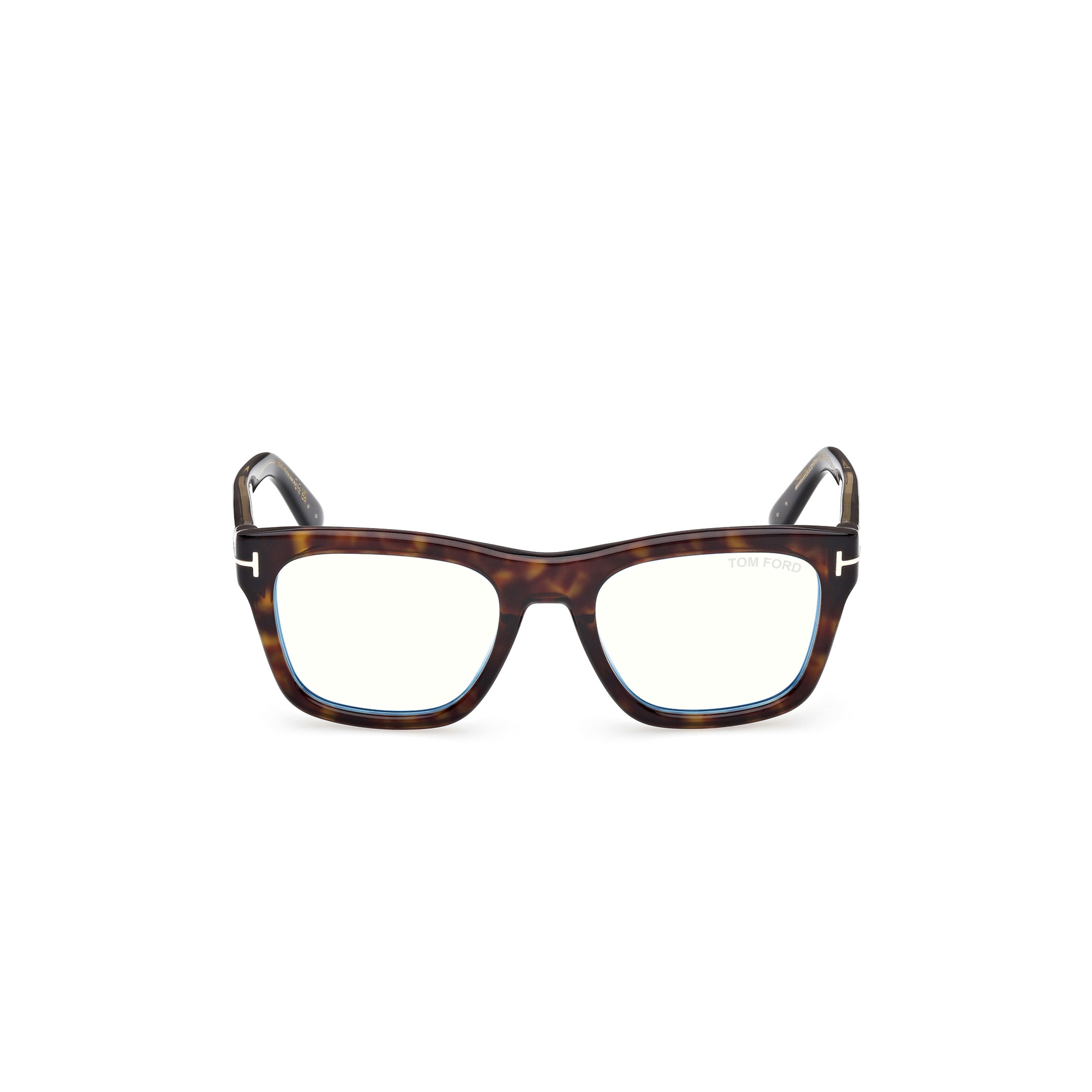 Ft6076-B Rectangular Tortoiseshell Acetate Eyeglasses