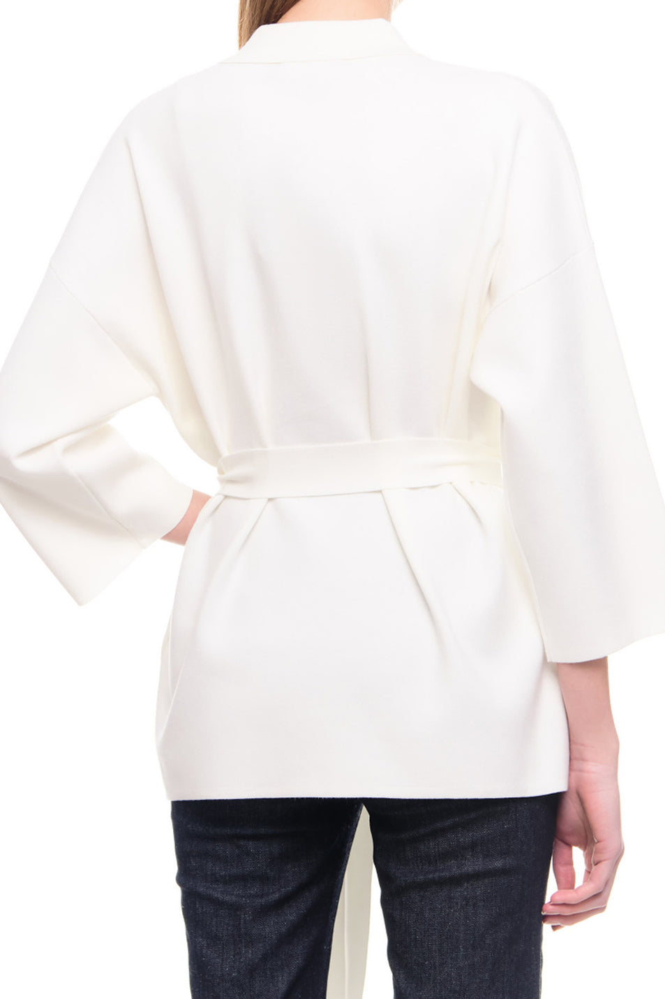 White Cardigan with Relaxed Fit