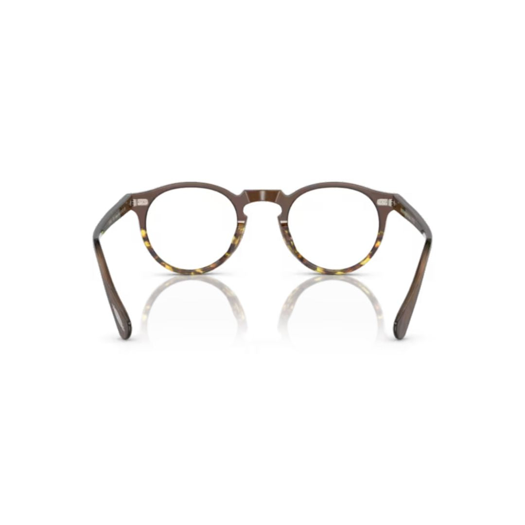 0ov5186 Round Tortoiseshell Acetate Eyeglasses with Keyhole Bridge