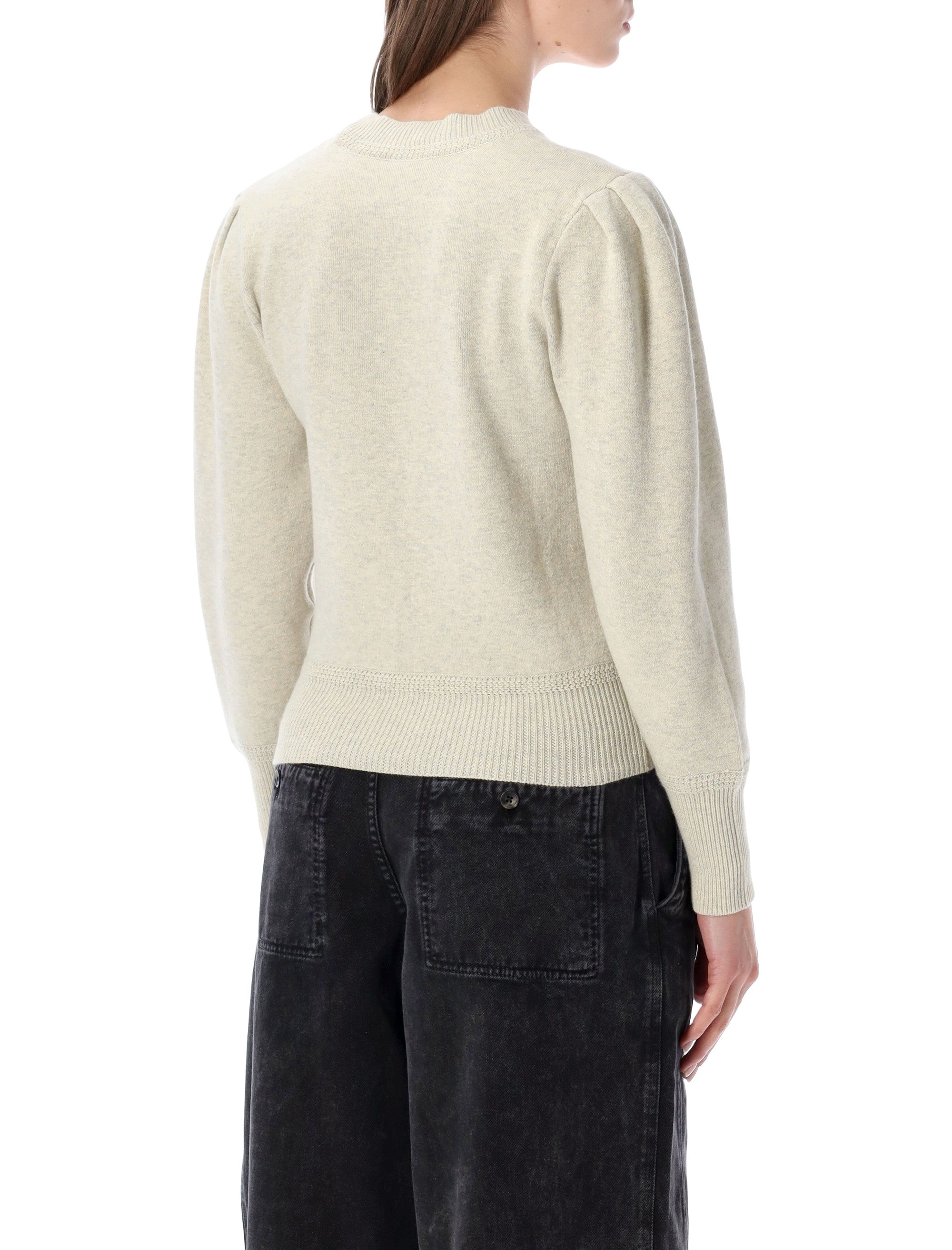 Kelaya Wool-Blend Puff-Sleeve Sweater