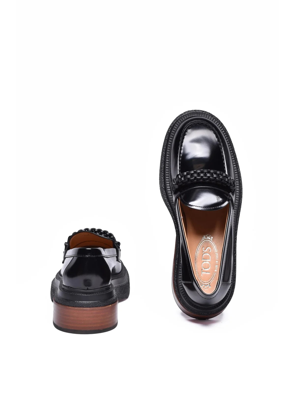 Heeled Loafer - Black