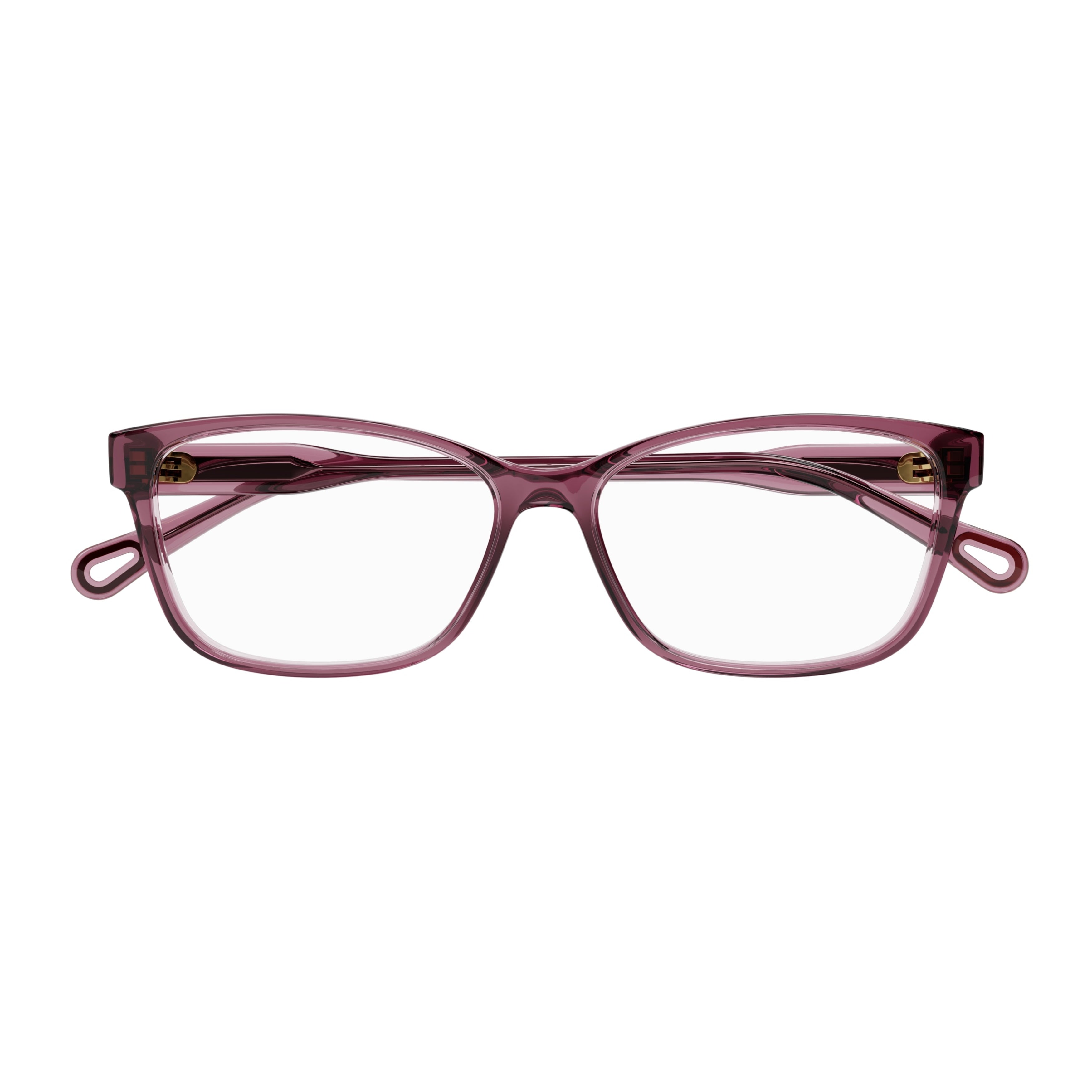 Ch0116o Translucent Deep Plum Acetate Eyeglasses
