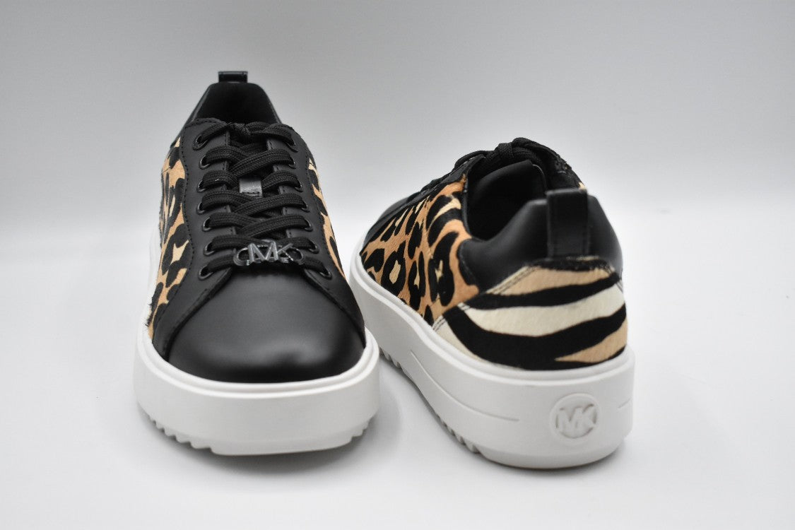 Sneakers With Leopard Print And Sole