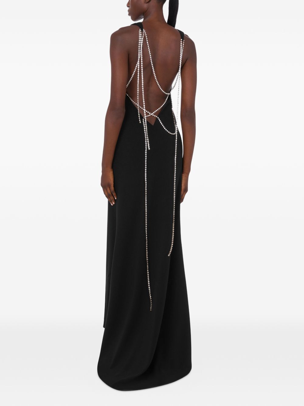 Flowing Black Maxi Dress