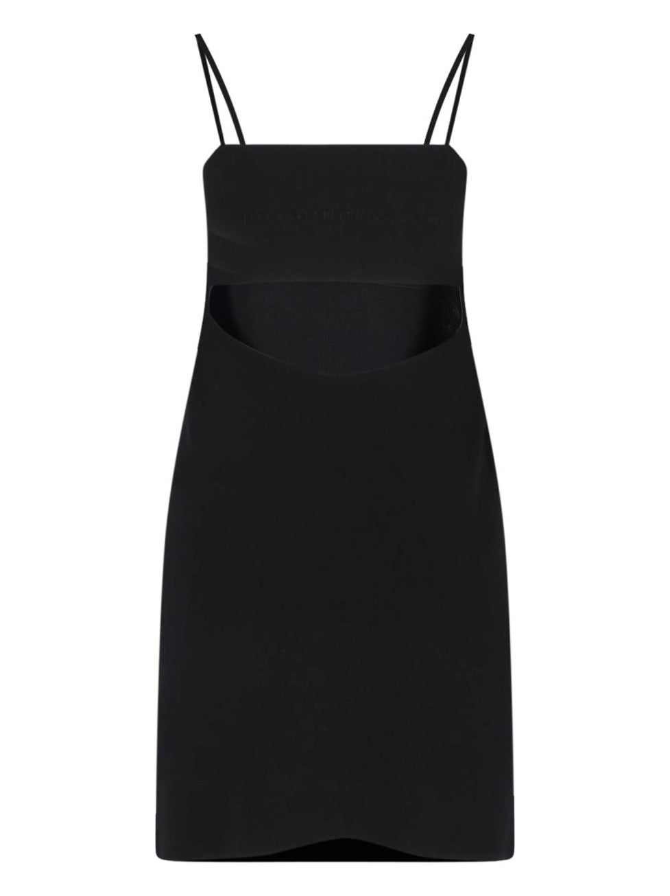 Logo Mini Dress – Black
