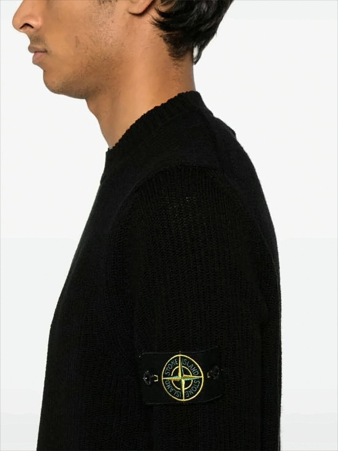 Classic Black Crewneck Sweater