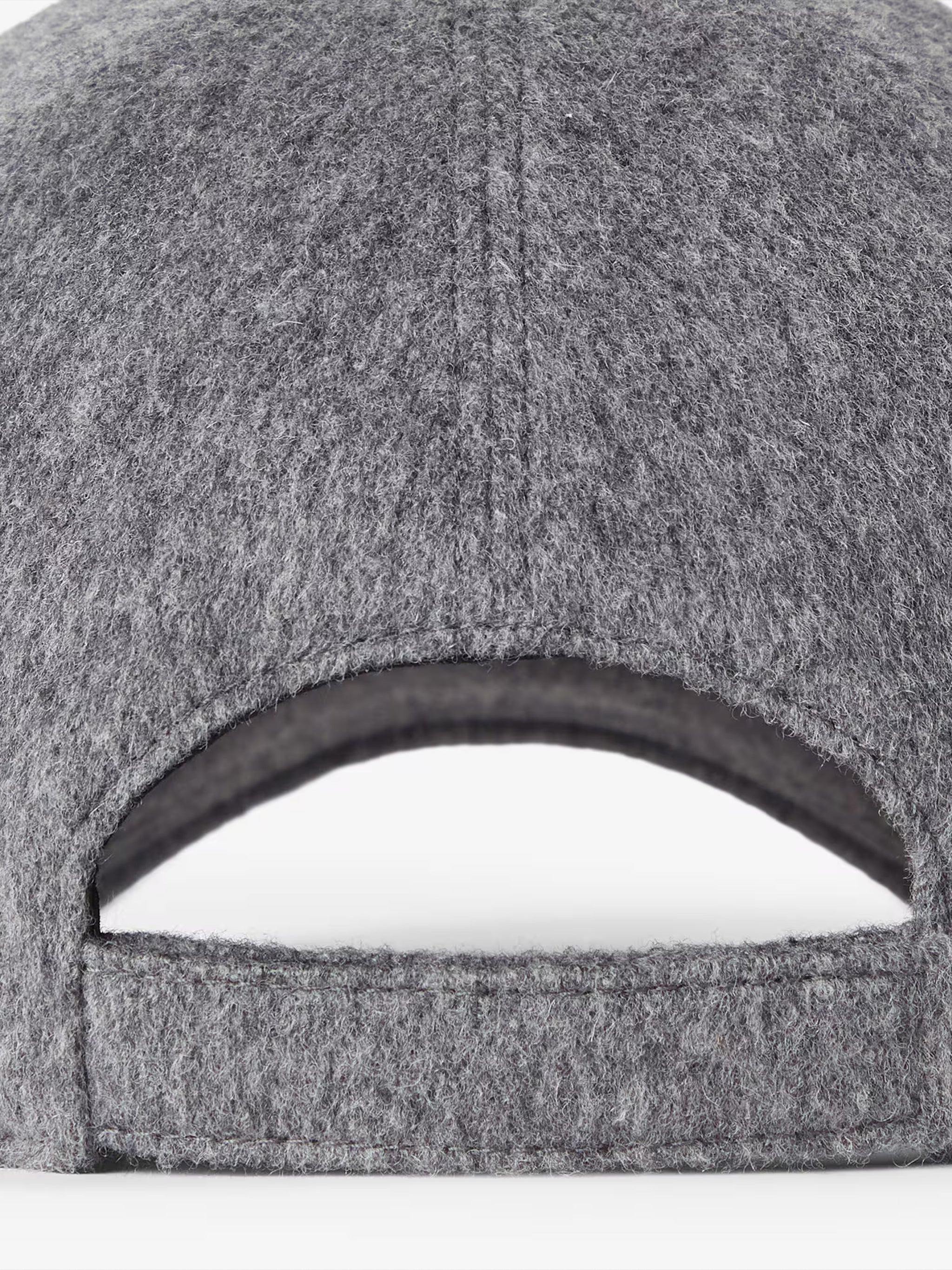 Baseball FF Grey Felt-Like Adjustable Cap