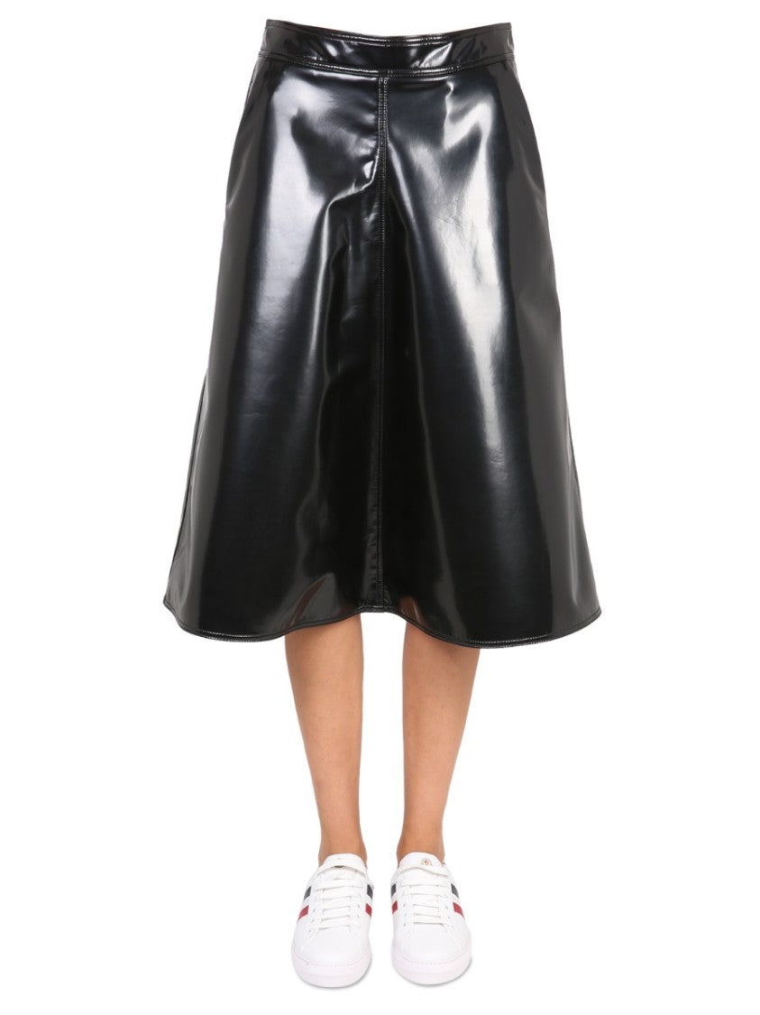 Flared Black Skirt