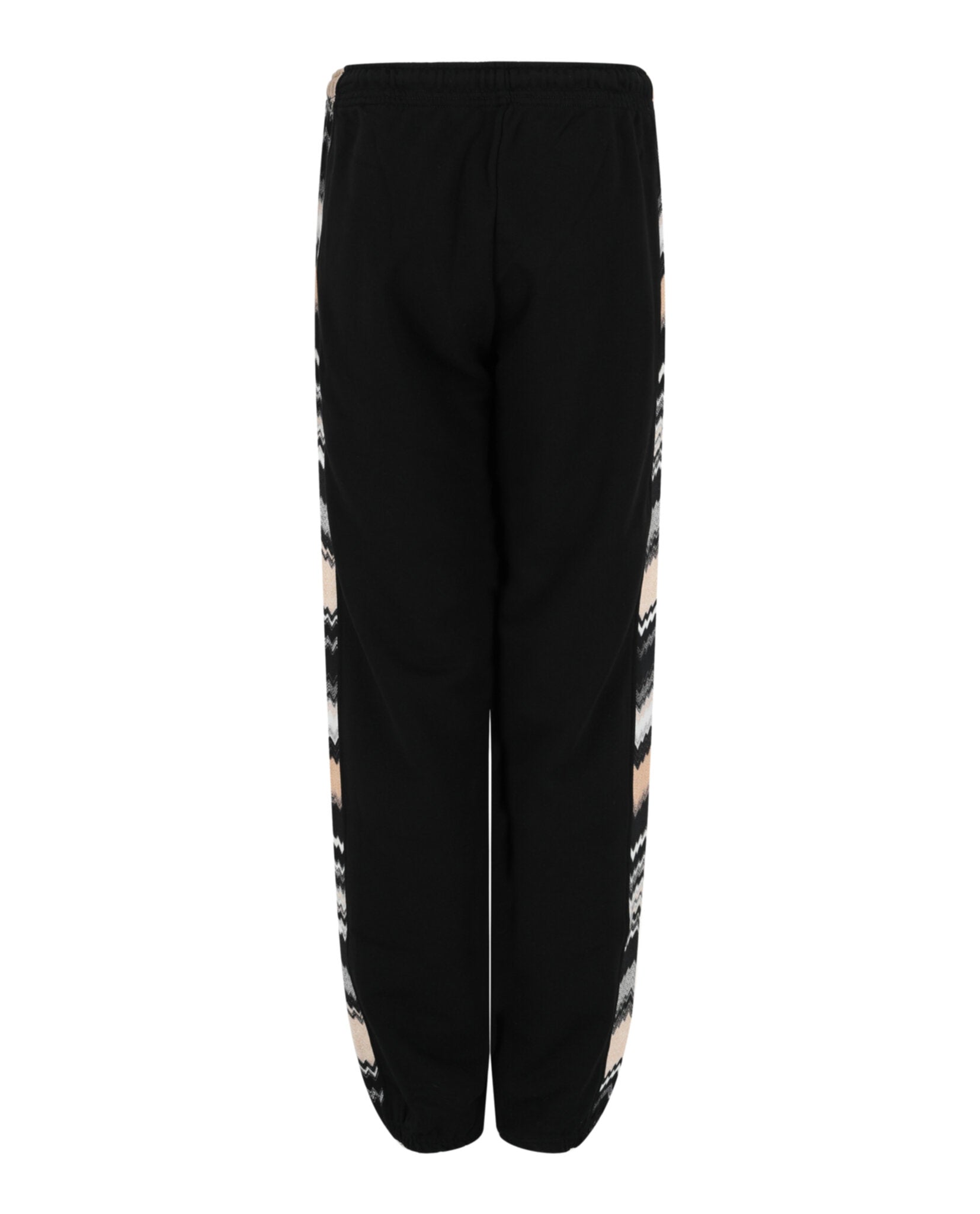 Chevron Patterned Trim Joggers