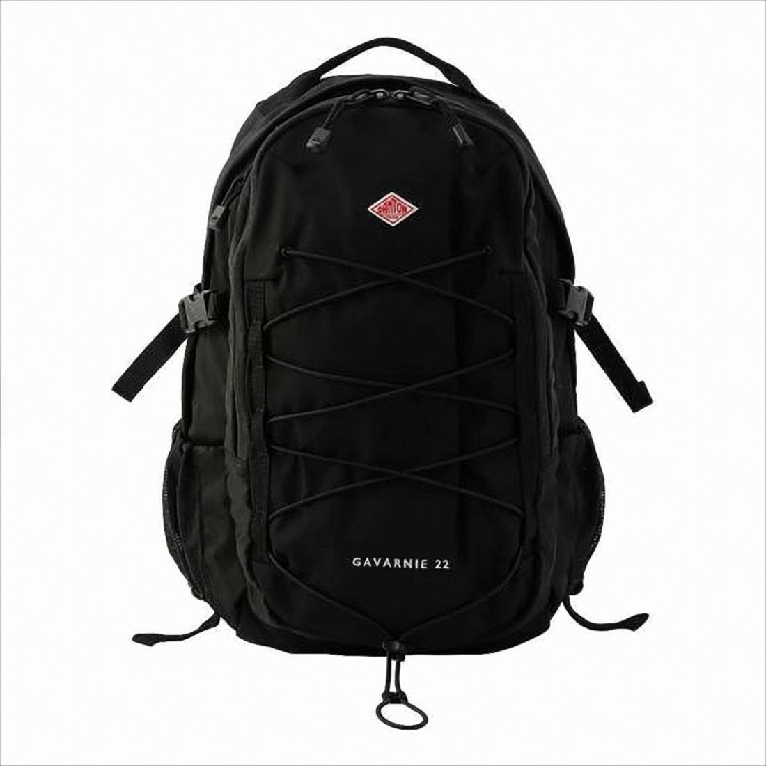 Functional Black Polyester Backpack with Zippered Compartments