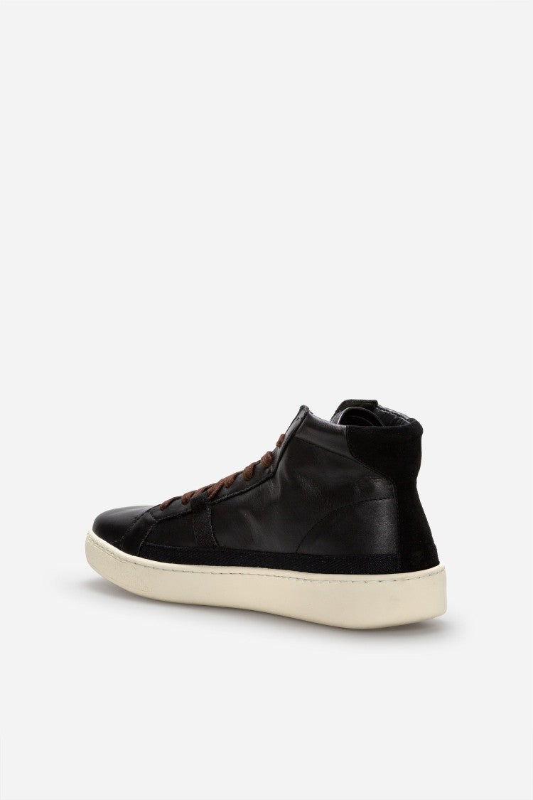 Gold Mid Men's Sneaker Black