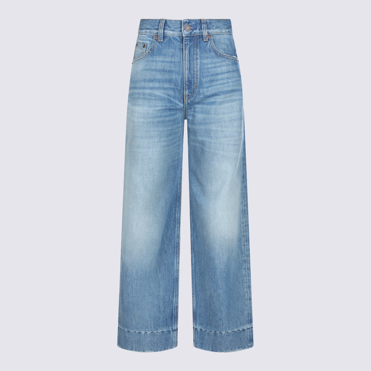 Light Blue Cotton Jeans