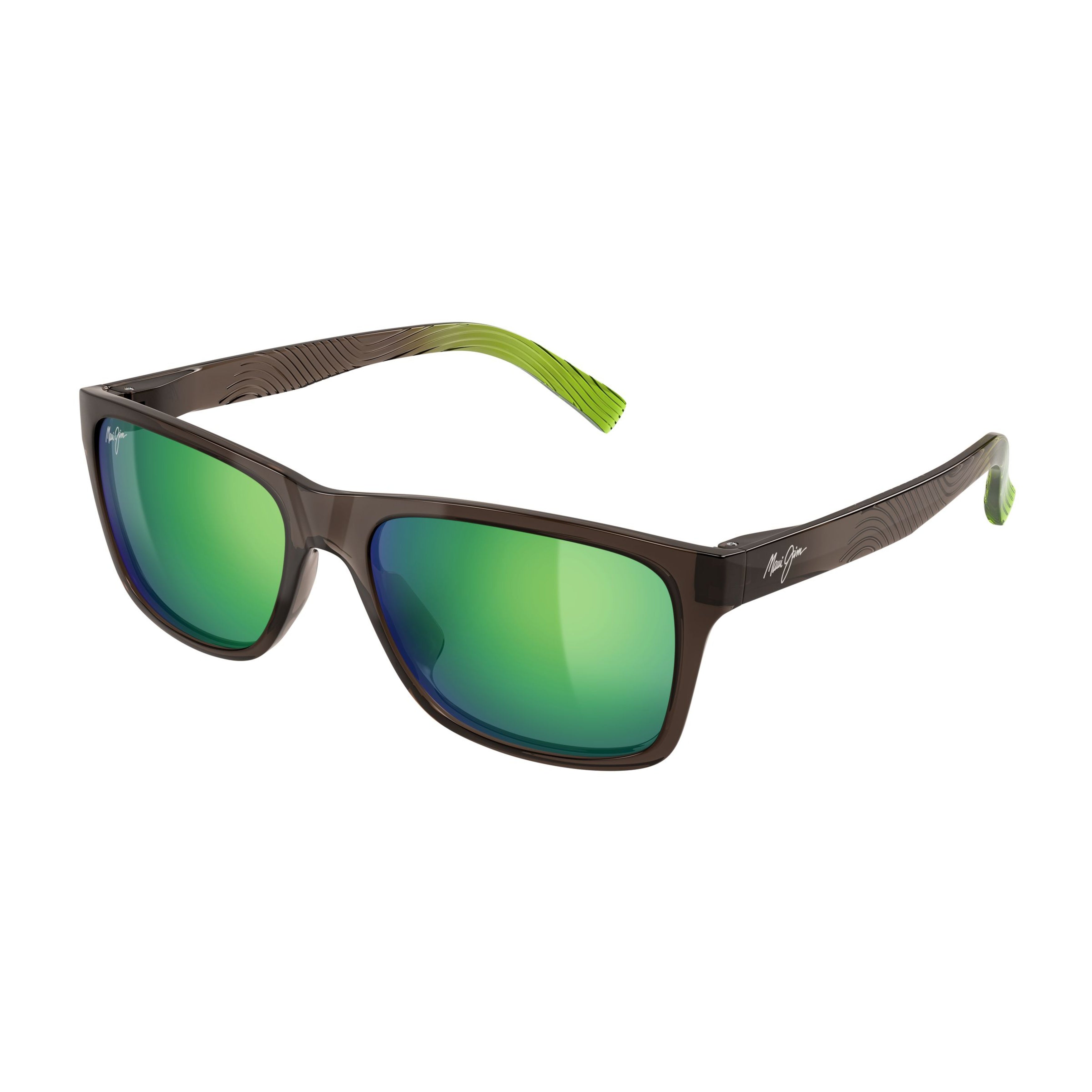 Kowelo Translucent Dark Brown Sunglasses with Gradient Lenses