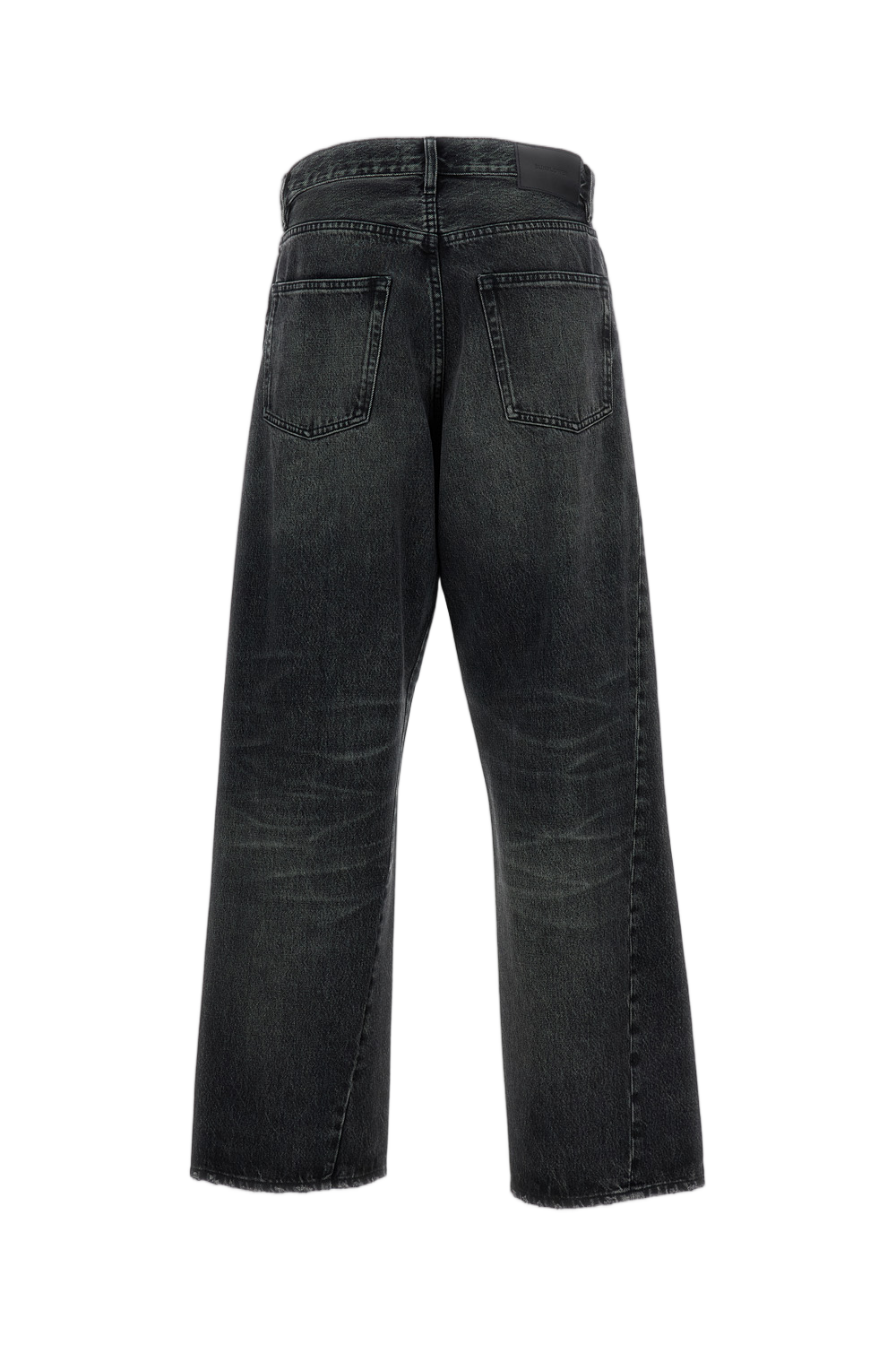 Black Wide Twist Organic Jeans