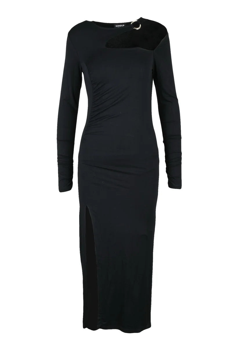 Black Jersey Maxi Dress