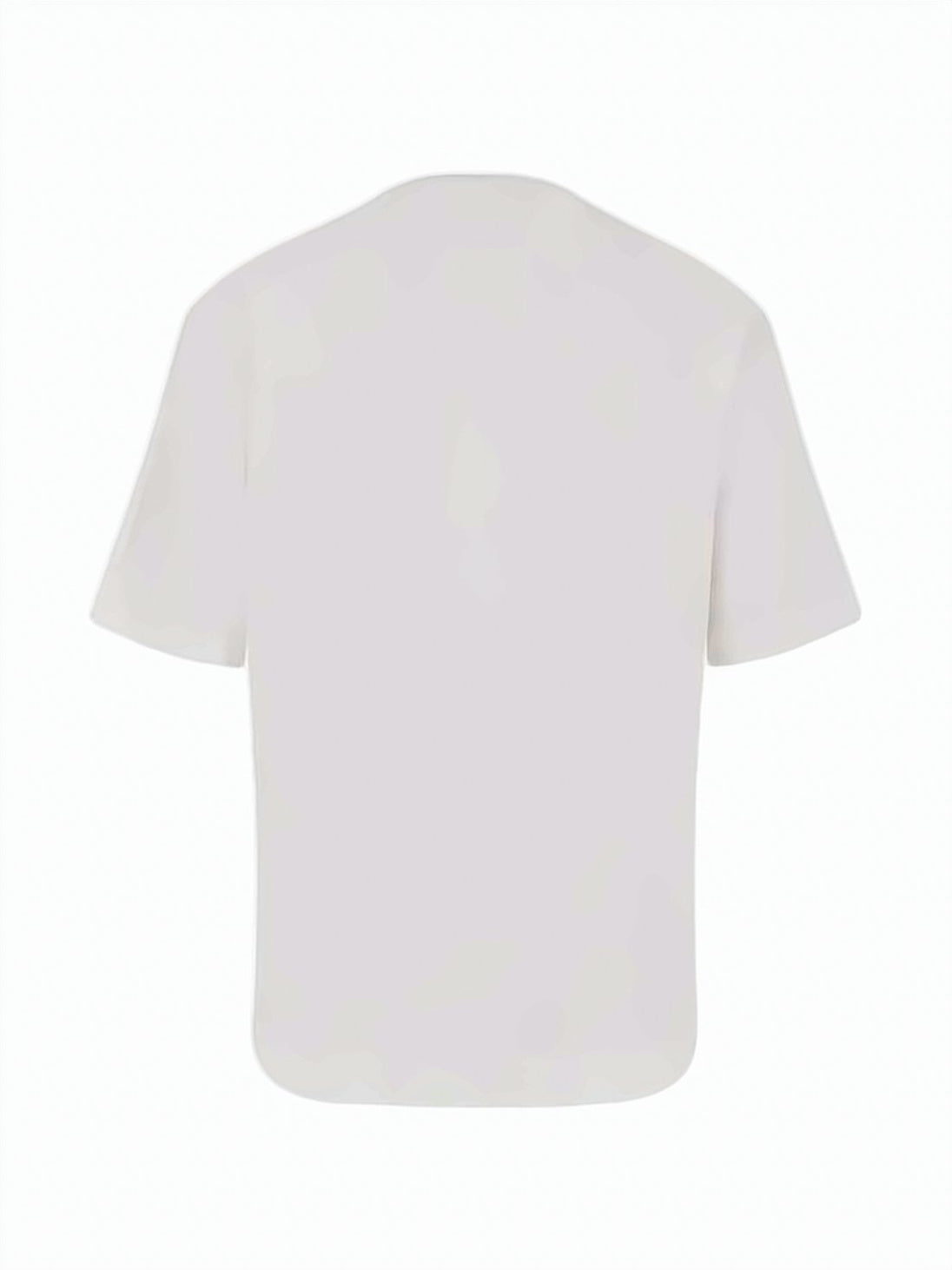 Short-Sleeve Cotton Sweatshirt with Logo Patch