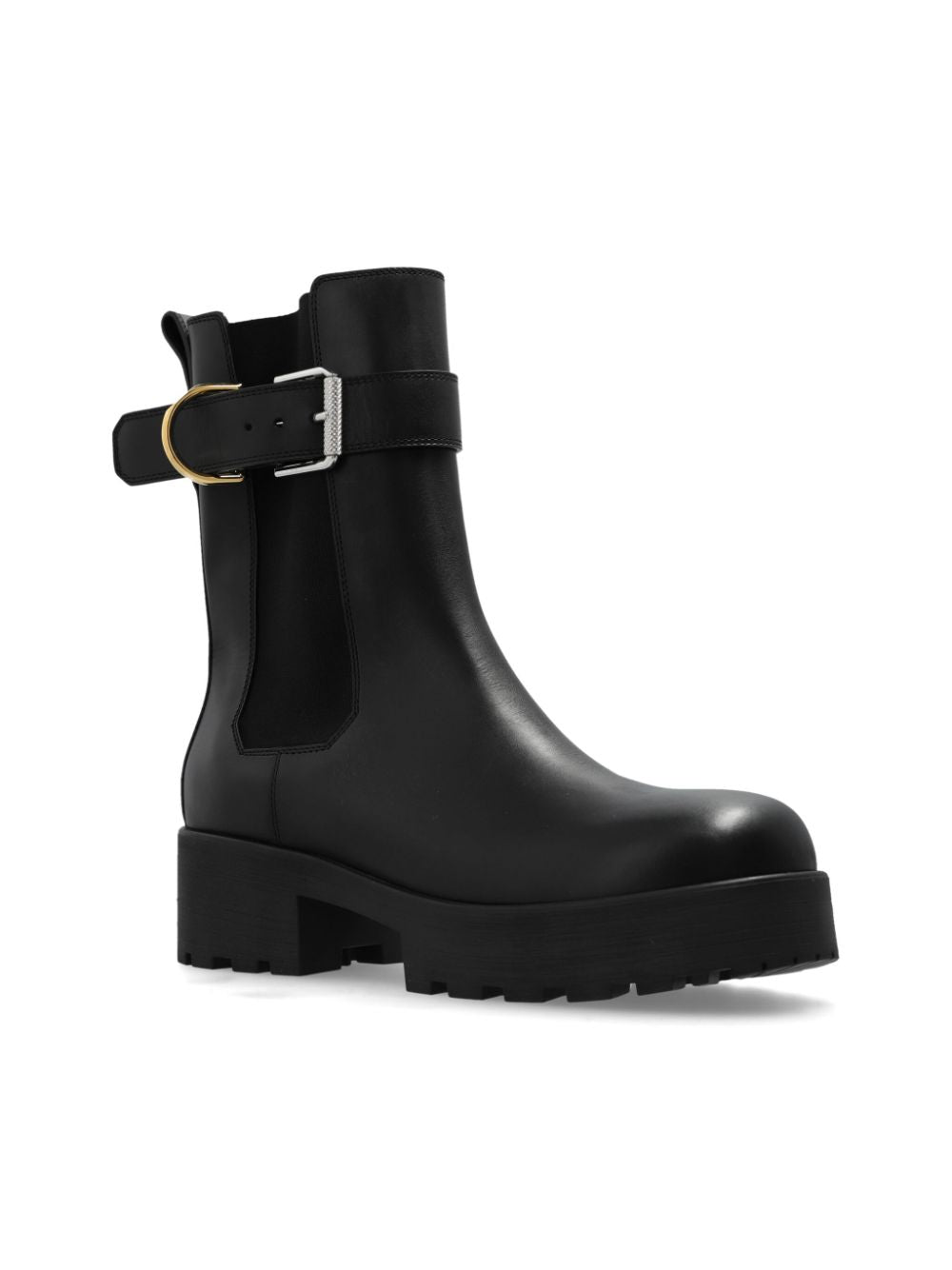 Black Calf Leather Boots