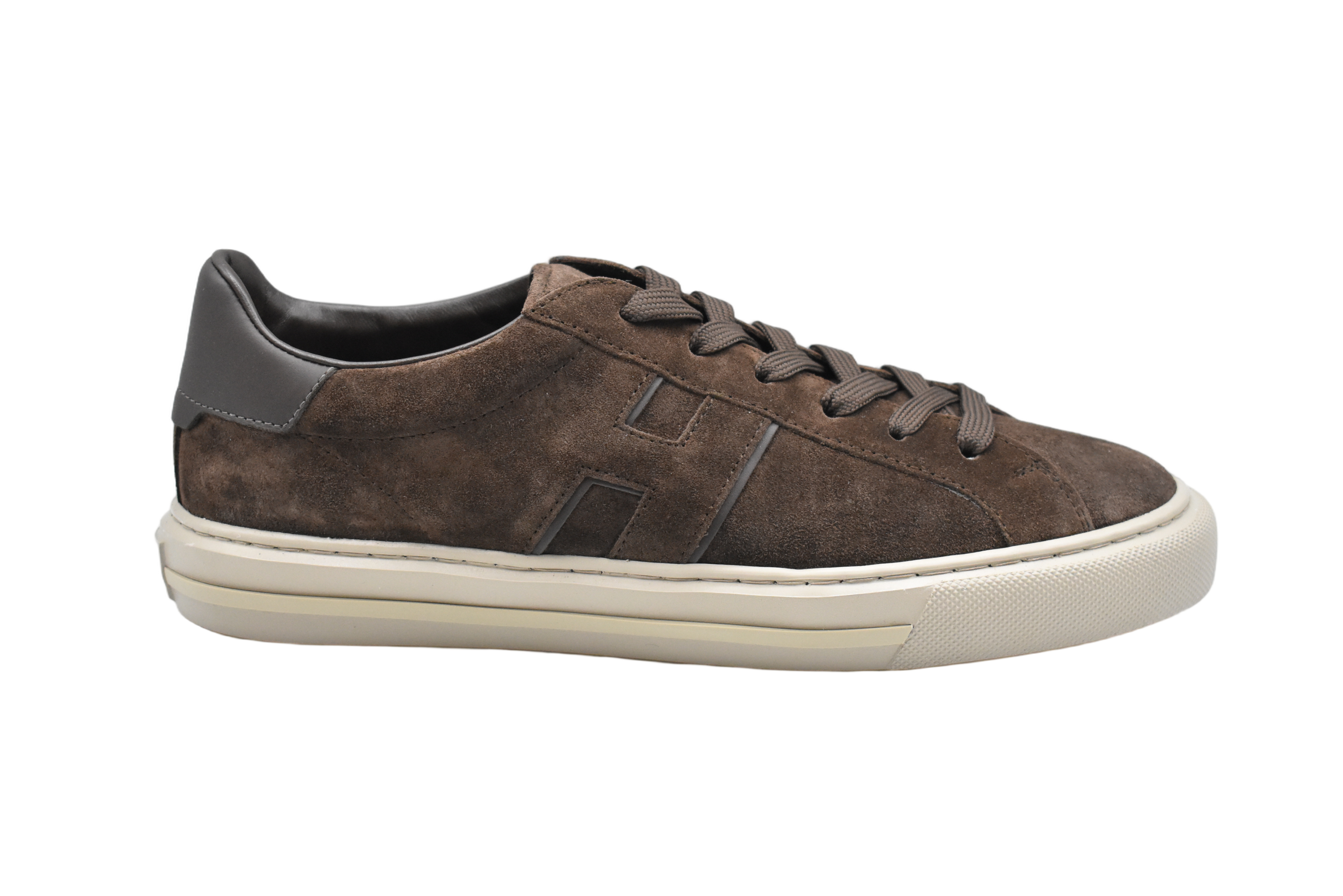 Brown Suede Low Shoes