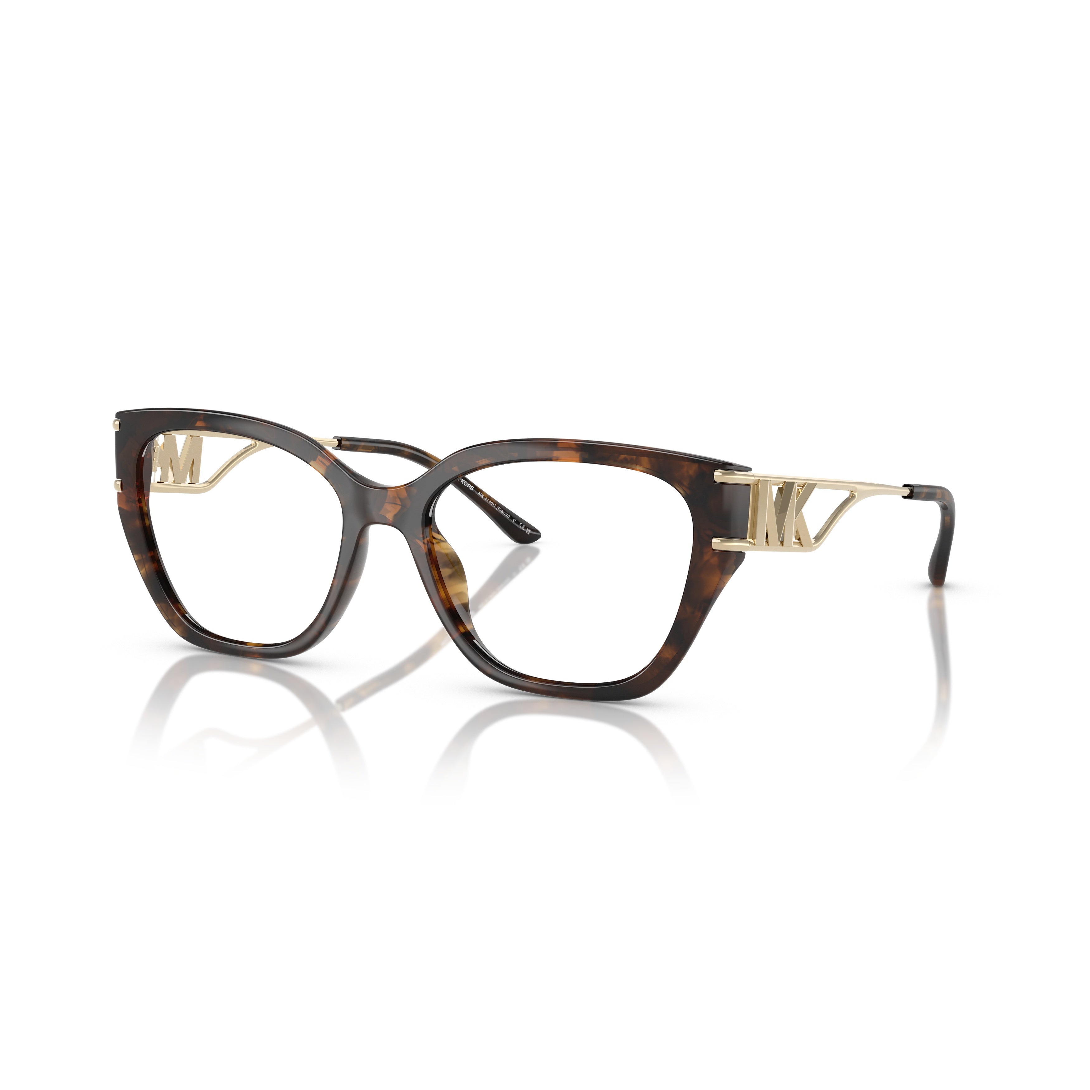0mk4140u Bold Cat-Eye Tortoiseshell Sunglasses with Iconic Design