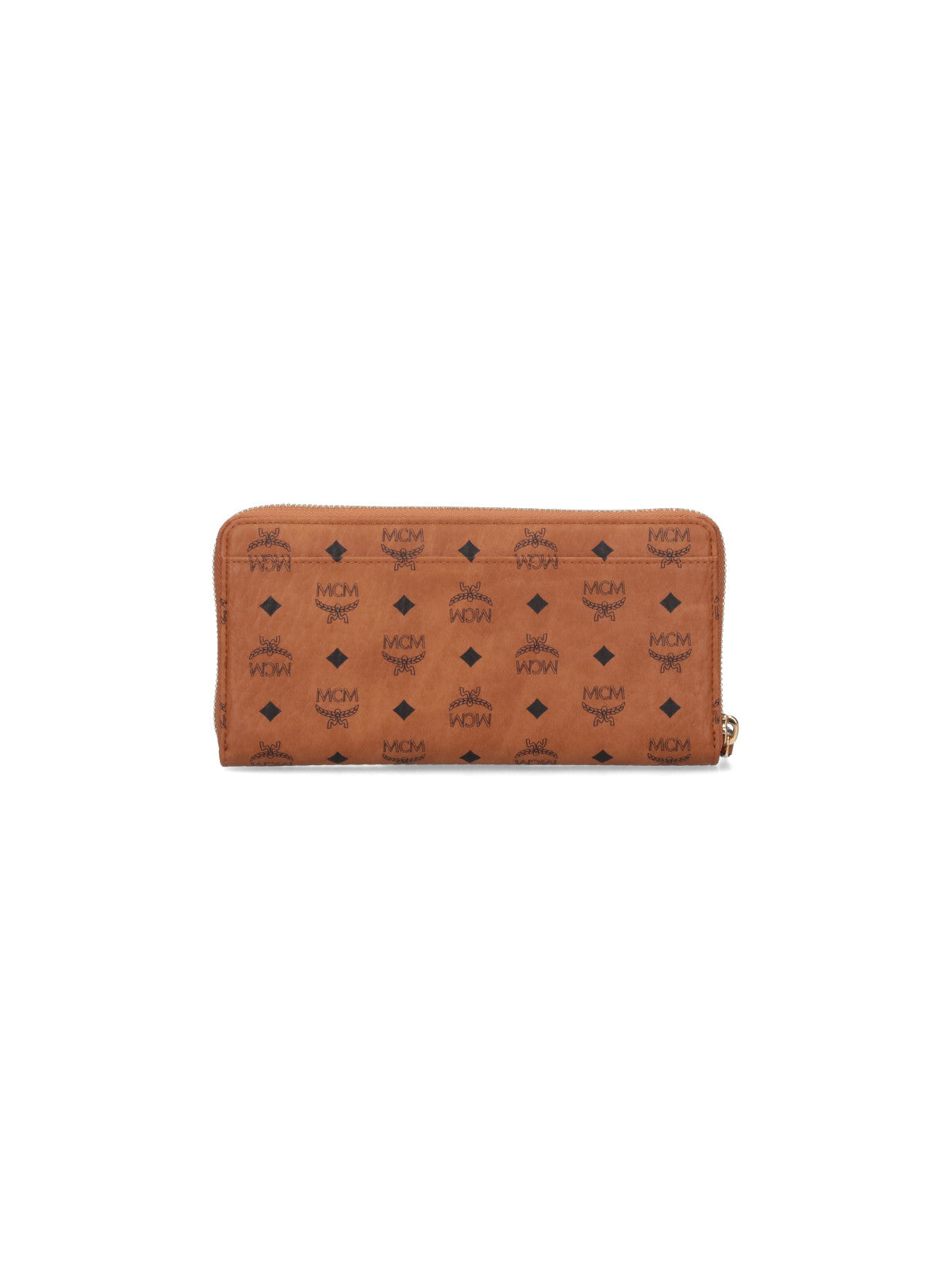 Brown "Visetos" Aren Large Zip Wallet