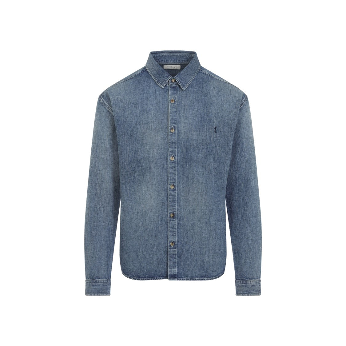 Classic Blue Cotton Shirt