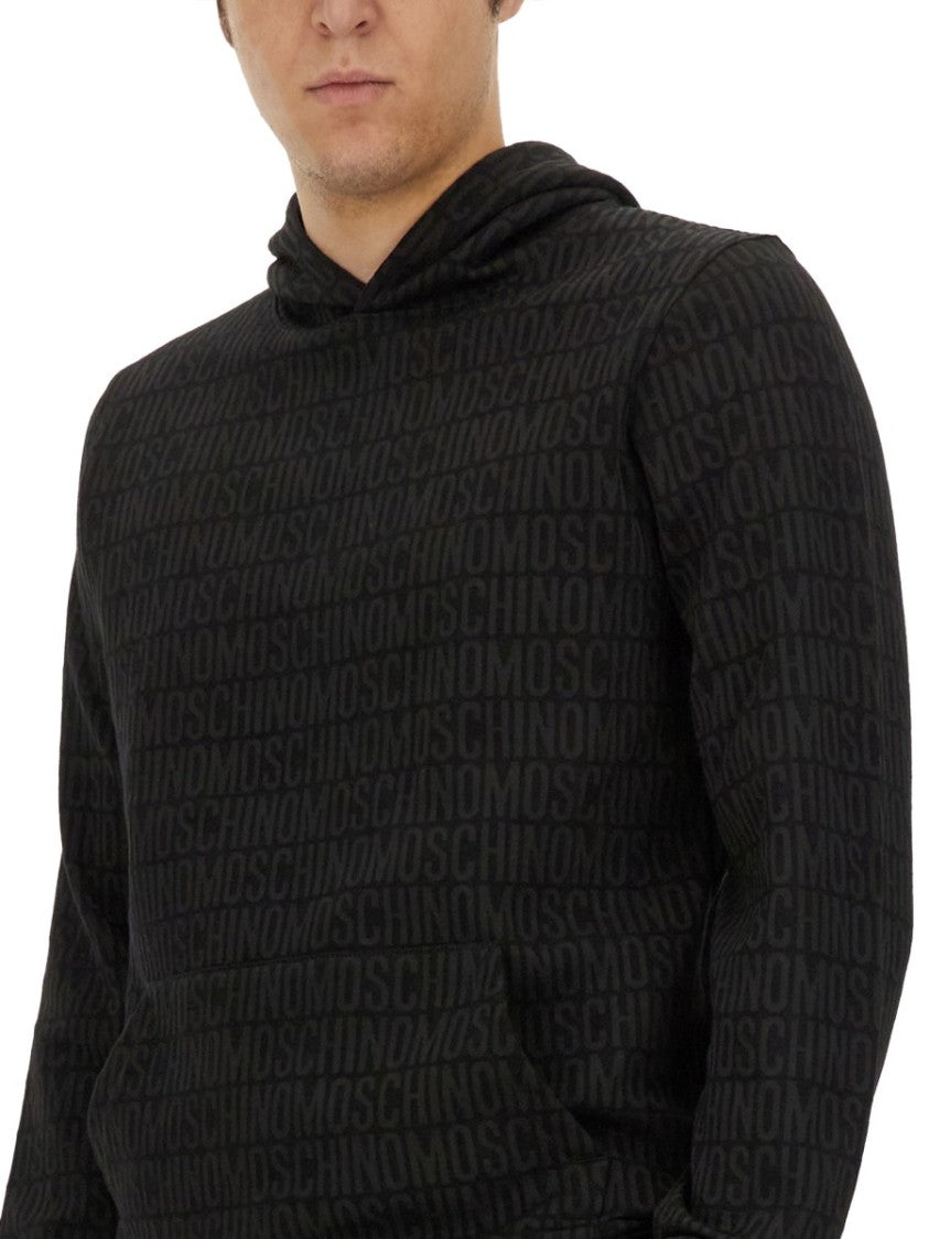 All-Over Logo Print Sweatshirt
