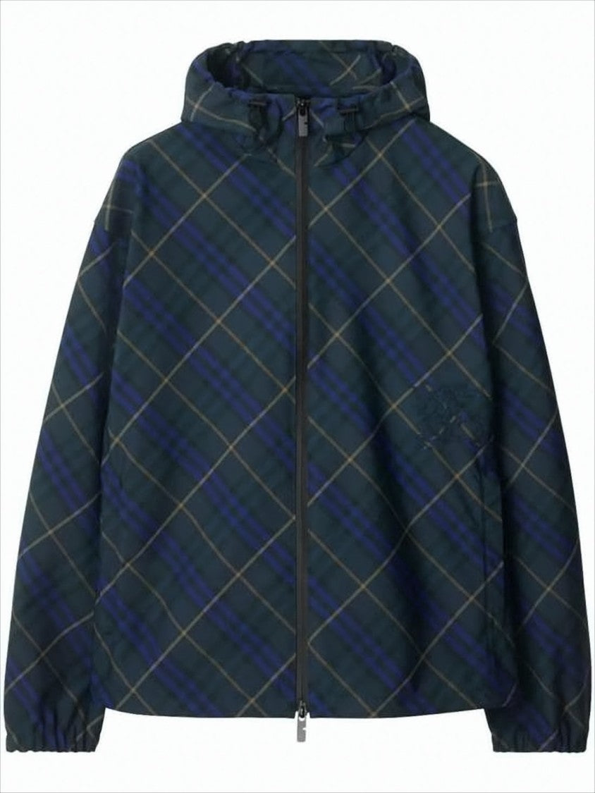 Classic Plaid Hooded Jacket