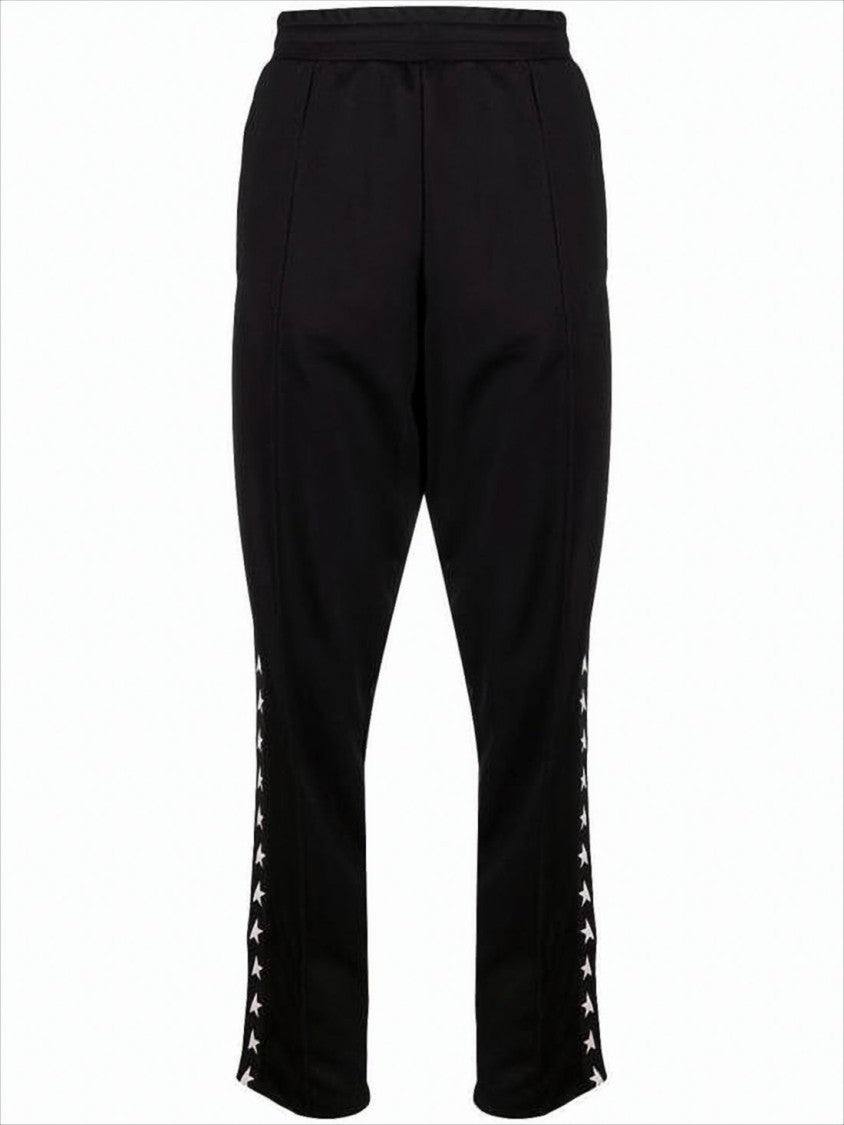 Jogger Pants With Star Detail And Elastic Waistband