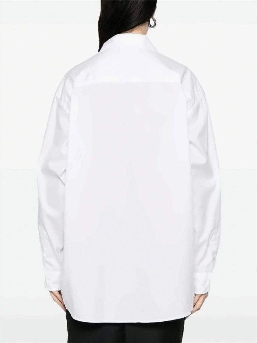 Classic Button-Down Blouse with Pointed Collar