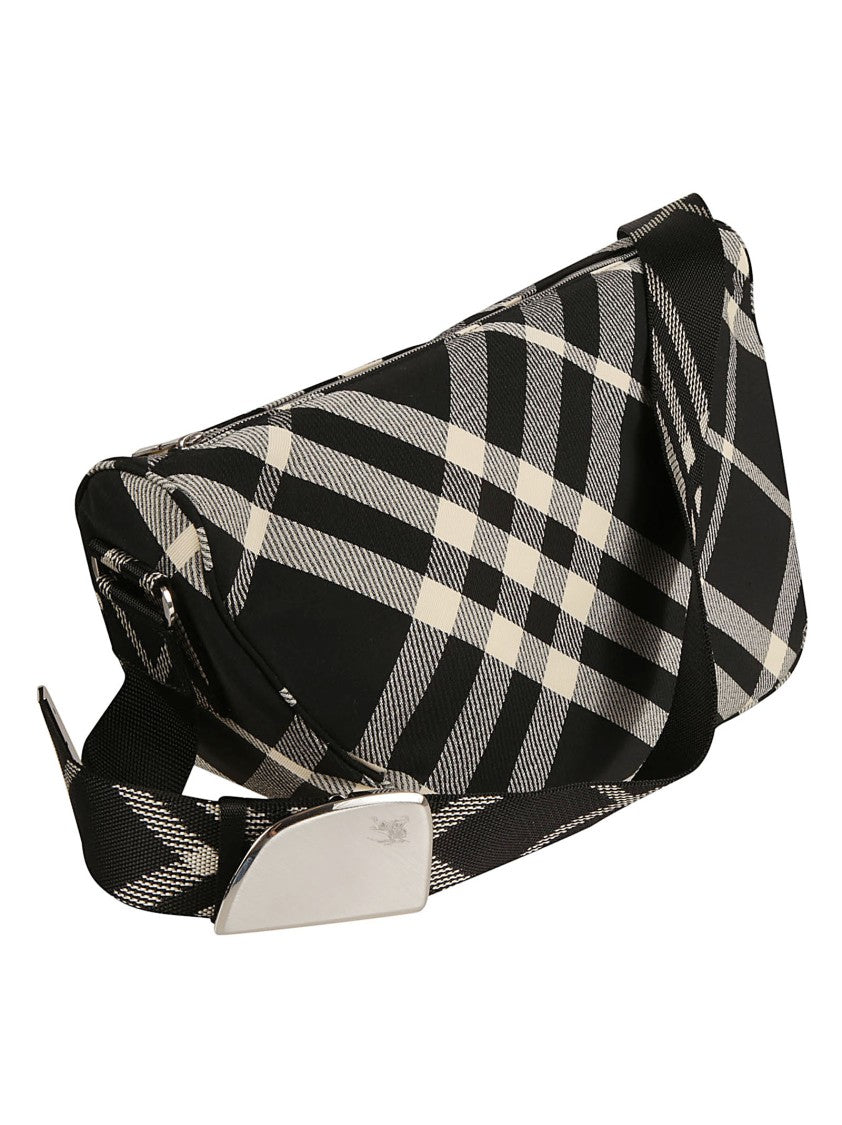 Distinctive Check Pattern Shoulder Bag