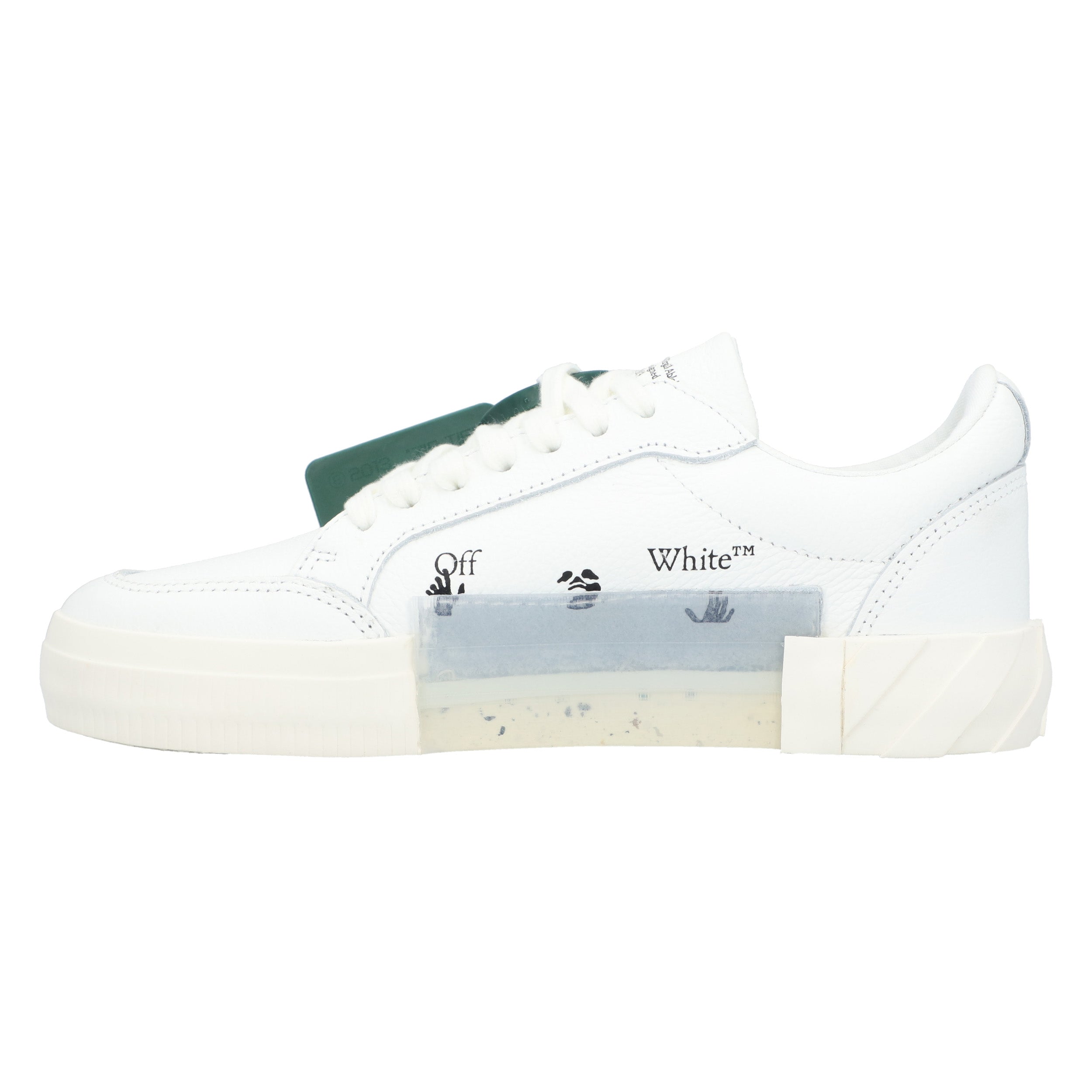White Fashion' Vulcanized Low-Top Sneakers