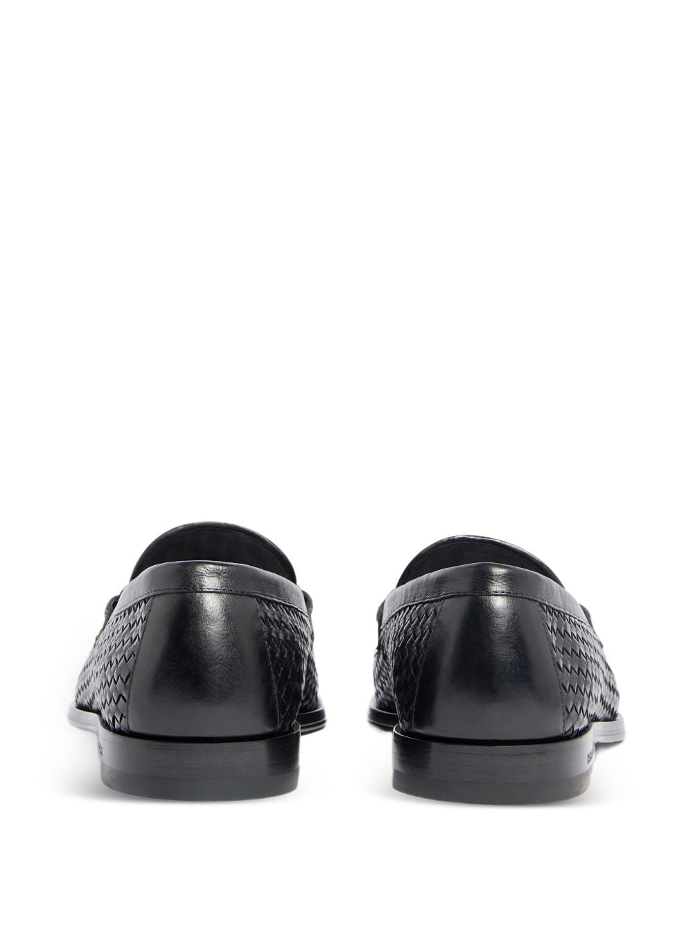Woven Texture Flat Shoes With Low Heel