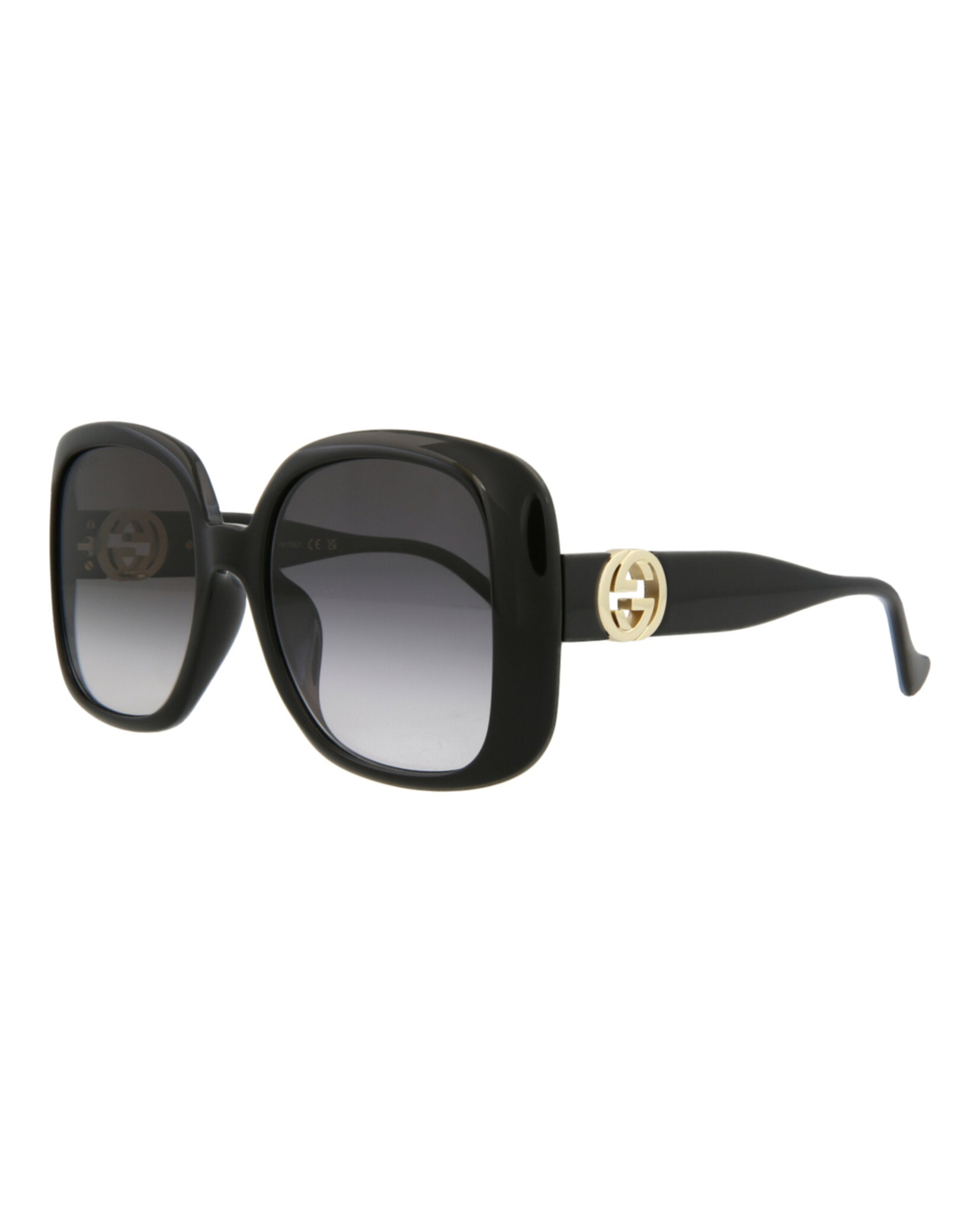 Square-Frame Injection Sunglasses
