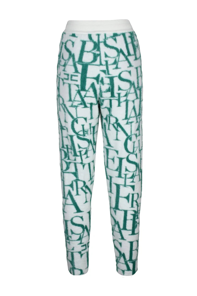 Plush Tracksuit - White/Green