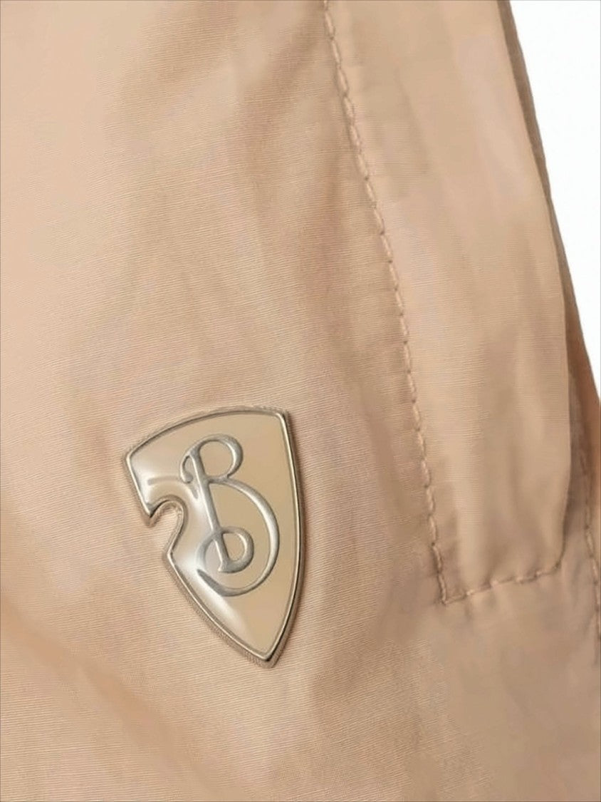 Relaxed-Fit Nylon-Cotton Blend Shorts