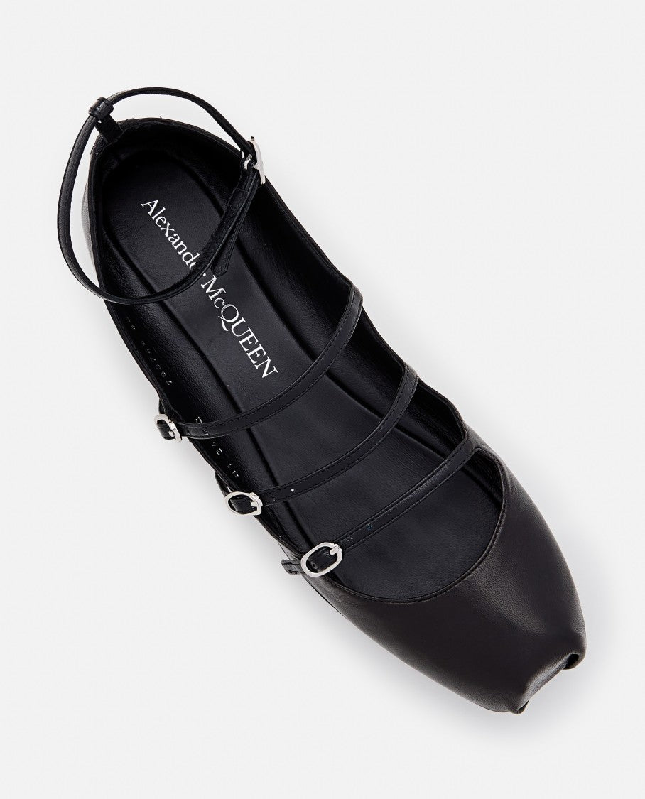 Leather Ballerina Flat
