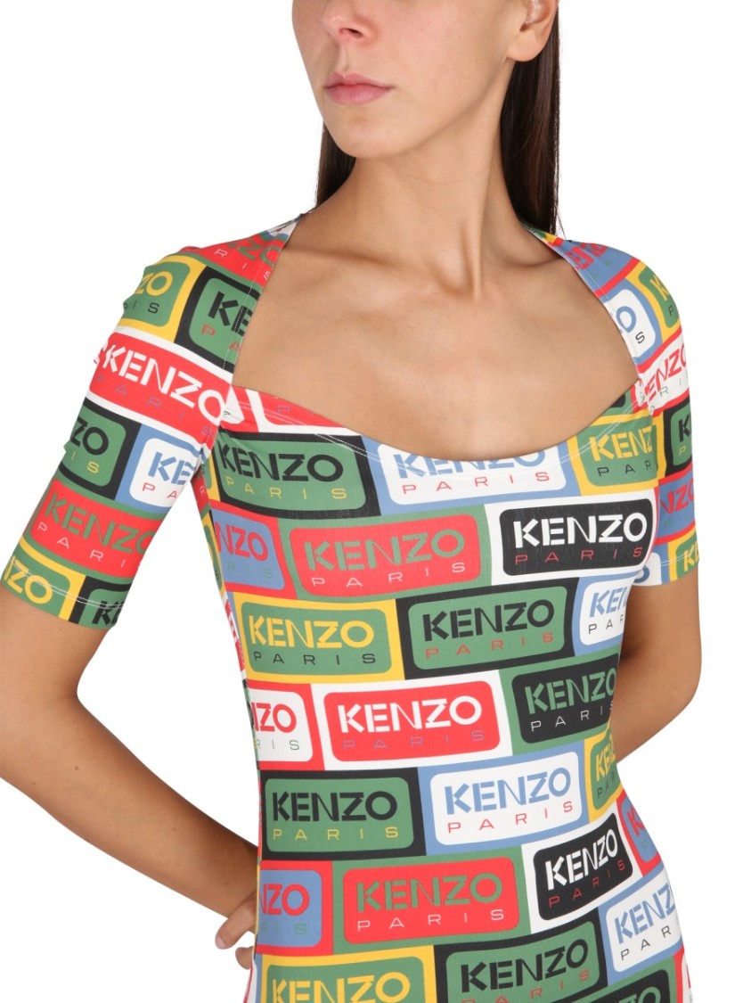 Bodycon Dress 'Kenzo Labels'