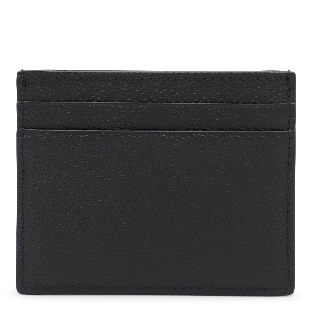 Black Wallet with Smooth Texture and Compact Design