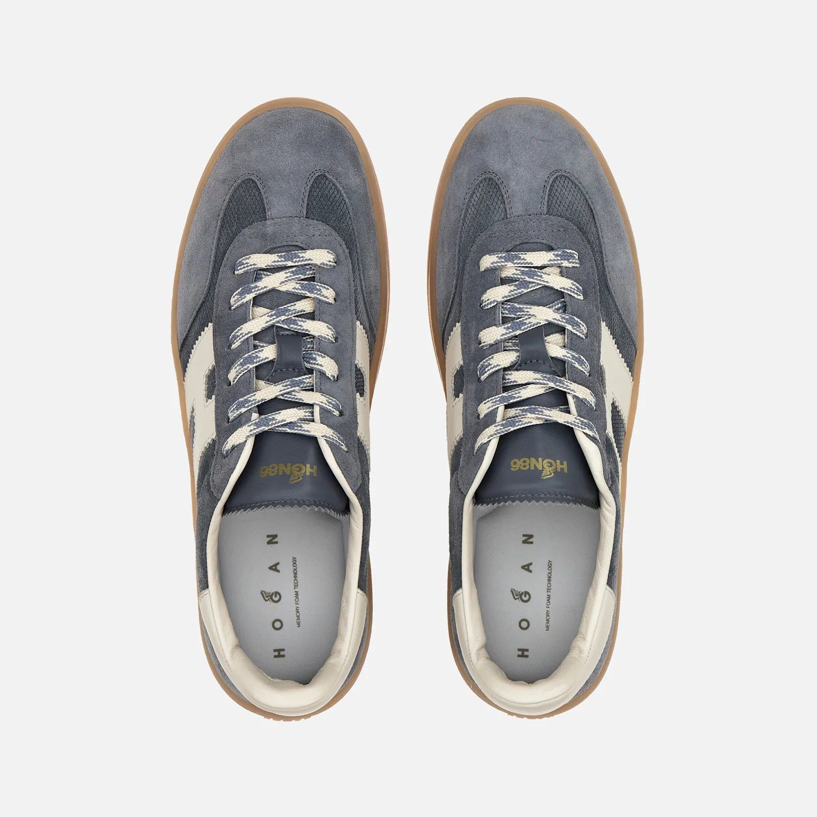Cool Allacciato H Sneakers in Blue Denim