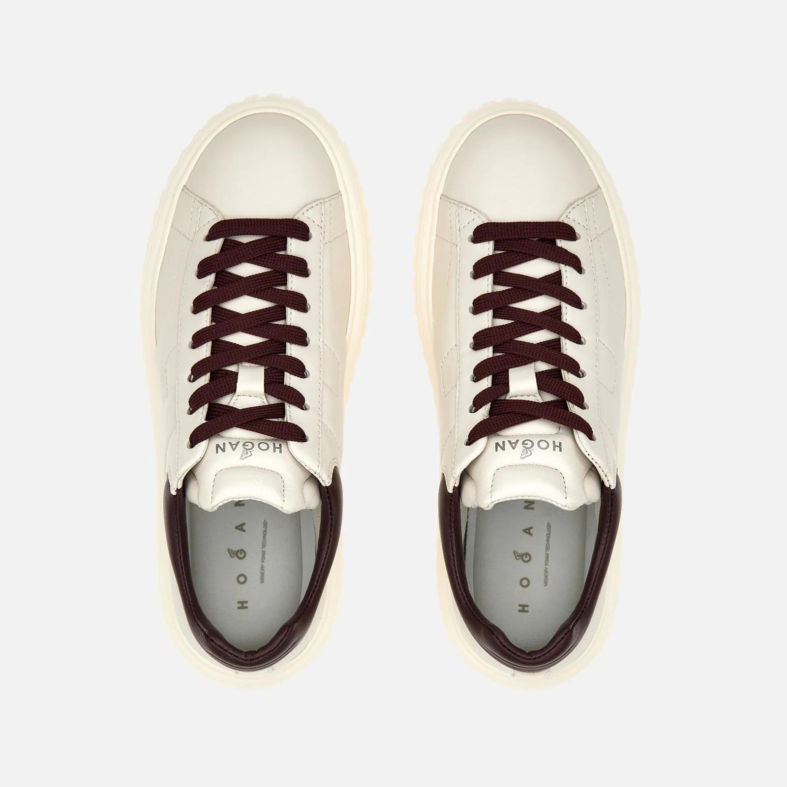 Sophisticated H-Stripes H Sneakers With Platform Sole