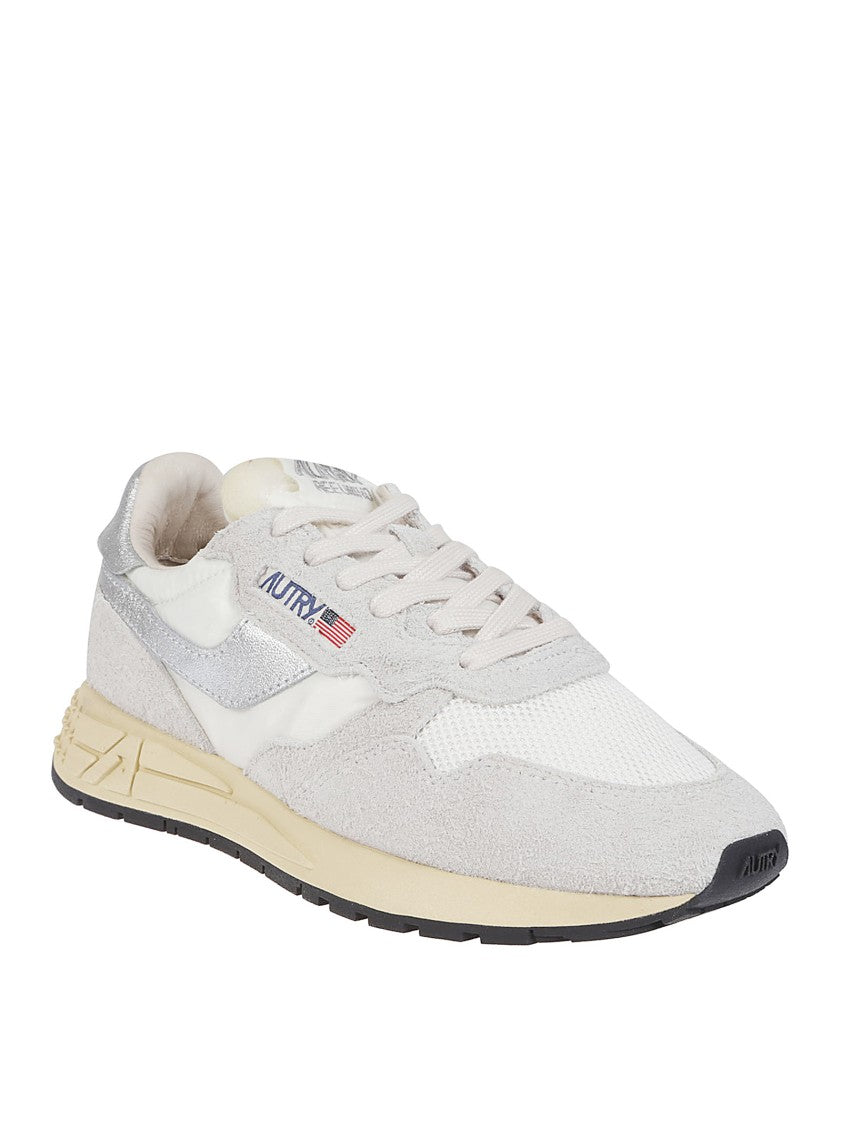 Retro Athletic Sneakers With Suede