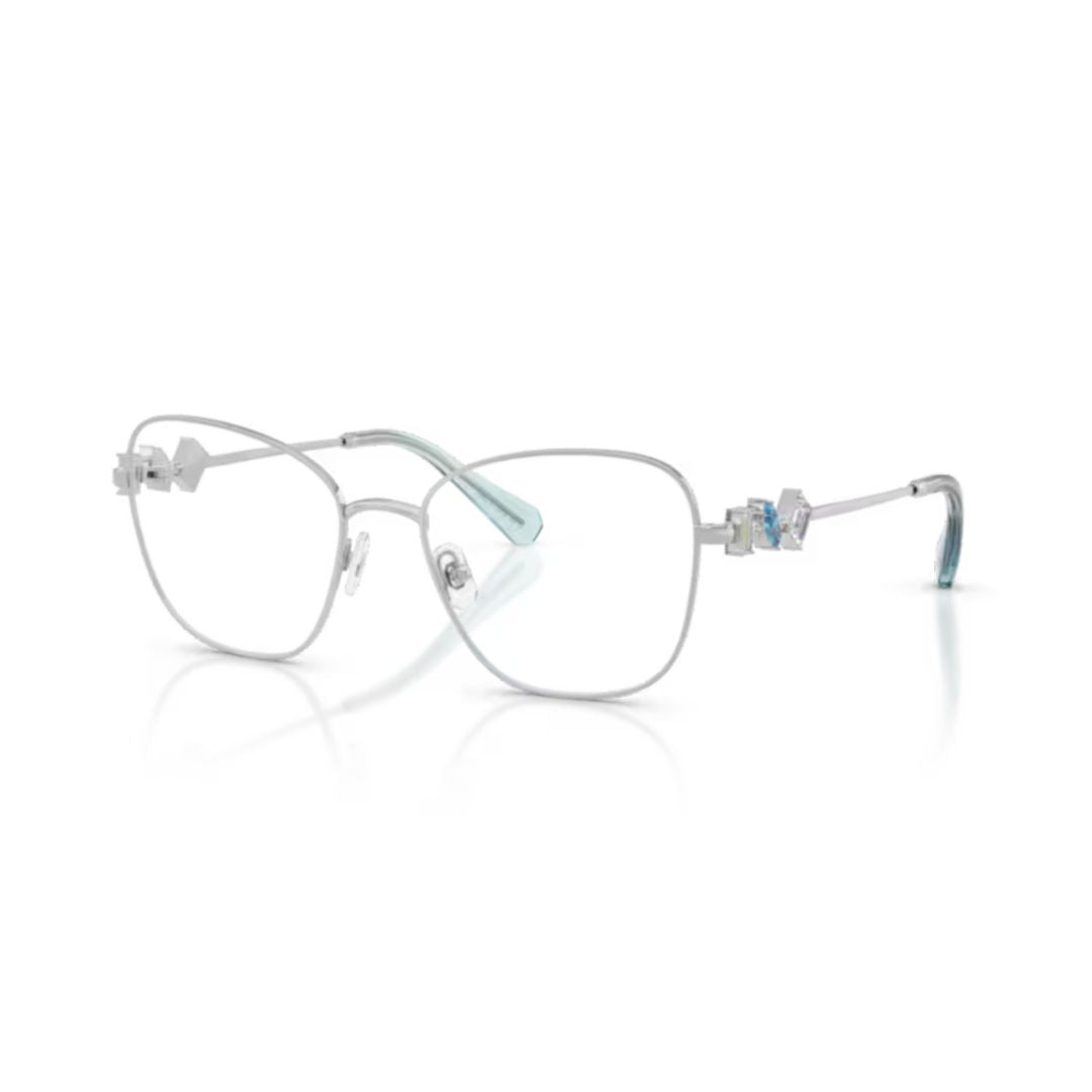 0sk1025 Cat-Eye Metal Frame Eyeglasses